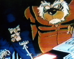 The Ringmaster and his hench...cat, Tigra... no not THAT Tigra! (Holy Thundercats!)